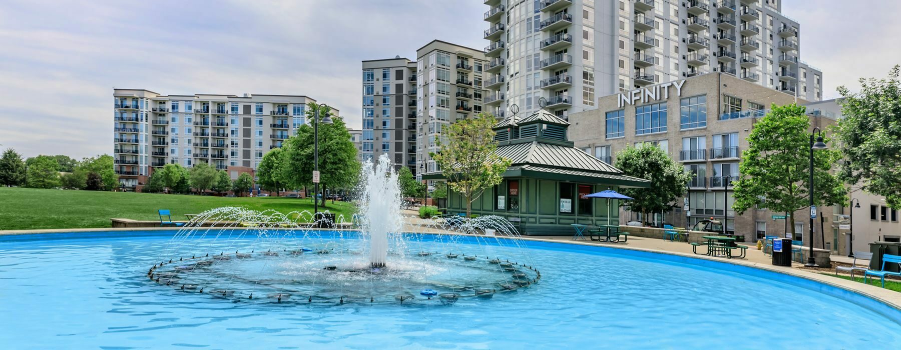 exterior with fountain